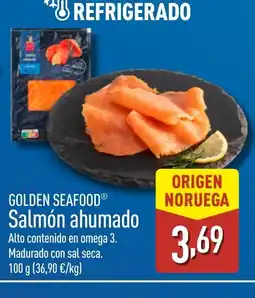 ALDI GOLDEN SEAFOOD Salmón ahumado oferta