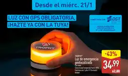 ALDI TROPHY Luz de emergencia geolocalizada oferta