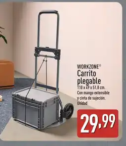 ALDI WORKZONE Carrito plegable oferta