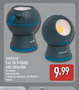 ALDI WORKZONE Luz de trabajo con rotación oferta