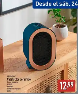 ALDI AMBIANO Calefactor cerámico oferta