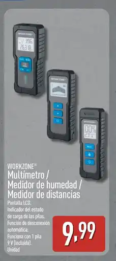 ALDI WORKZONE Multímetro / Medidor de humedad / Medidor de distancias oferta