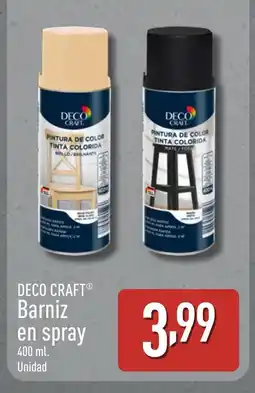 ALDI DECO CRAFT Barniz en spray oferta