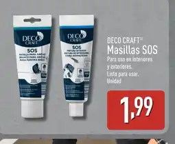 ALDI DECO CRAFT Masillas SOS oferta