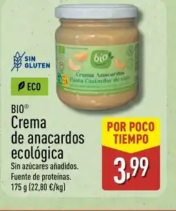ALDI BIO Crema de anacardos ecológica oferta