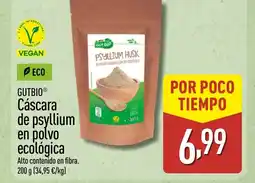 ALDI GUTBIO Cáscara de psyllium en polvo ecológica oferta