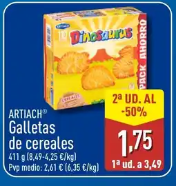 ALDI ARTIACH Galletas de cereales oferta