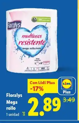 Lidl FlORALYS Mega rollo oferta