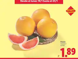 Lidl Pomelo oferta