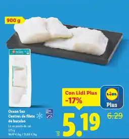Lidl OCEAN SEA Centros de filete oferta