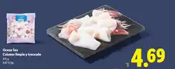 Lidl OCEAN SEA Calamar limpio y troceado oferta