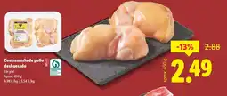 Lidl Contramuslo de pollo deshuesado oferta