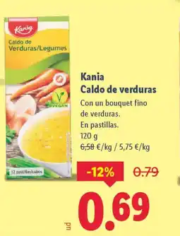 Lidl KANIA Caldo de verduras oferta