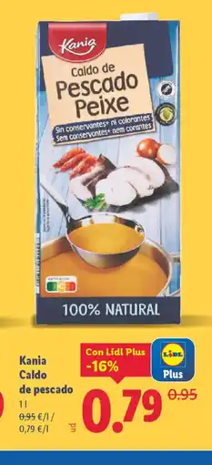 Lidl KANIA Caldo de pescado oferta