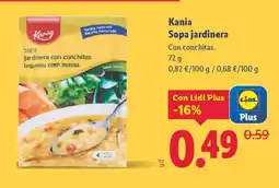 Lidl KANIA Sopa jardinera oferta