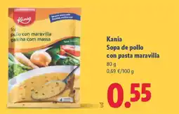 Lidl KANIA Sopa de pollo con pasta maravilla oferta