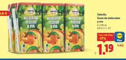 Lidl SOLEVITA Zumo de melocotón y uva oferta
