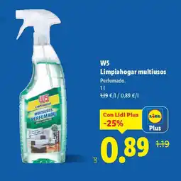 Lidl W5 Limpiahogar multiusos oferta