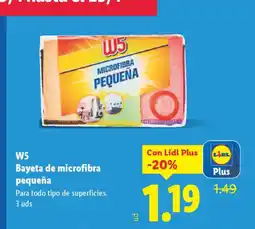 Lidl W5 Bayeta de microfibra pequeña oferta
