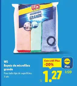 Lidl W5 Bayeta de microfibra grande oferta