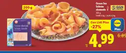 Lidl OCEAN SEA Salmón ahumado oferta
