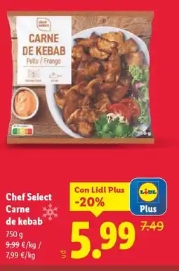 Lidl CHEF SELECT Carne de kebab oferta