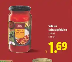 Lidl VITASIA Salsa agridulce oferta