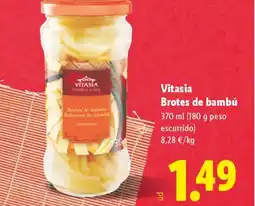 Lidl VITASIA Brotes de bambú oferta