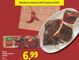 Lidl VITASIA Costillas con salsa Sriracha oferta