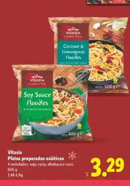 Lidl VITASIA Platos preparados asiáticos oferta