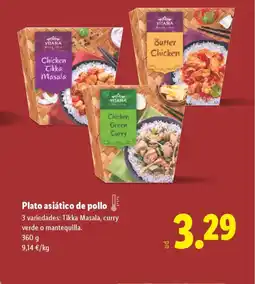 Lidl Plato asiático de pollo oferta