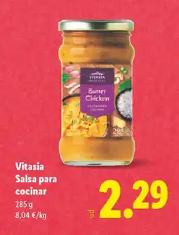 Lidl VITASIA Salsa para cocinar oferta