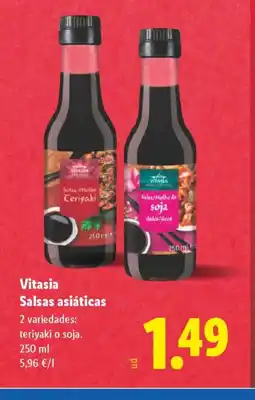 Lidl VITASIA Salsas asiáticas oferta