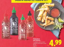 Lidl FLYING GOOSE Salsa Sriracha oferta