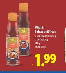 Lidl VITASIA Salsas asiáticas oferta