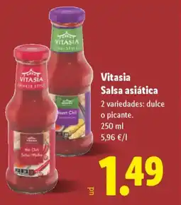Lidl VITASIA Salsa asiática oferta