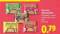Lidl YUM YUM Sopa de fideos oferta