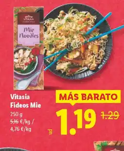 Lidl VITASIA Fideos Mie oferta