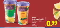 Lidl VITASIA Lassi yogur bebible oferta