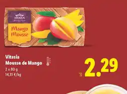 Lidl VITASIA Mousse de Mango oferta