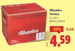 Lidl ALHAMBRA Cerveza oferta
