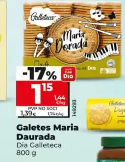 Dia DIA GALLETECA Galetes Maria Daurada oferta
