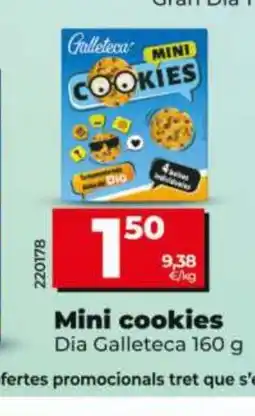 Dia DIA GALLETECA Mini cookies oferta