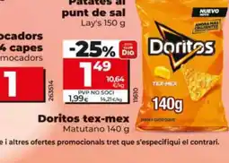Dia DORITOS tex-mex oferta