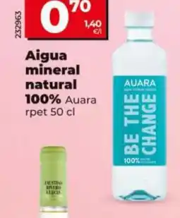 Dia AUARA Aigua mineral natural oferta