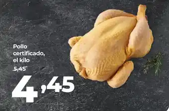 Alimerka Pollo certificado oferta