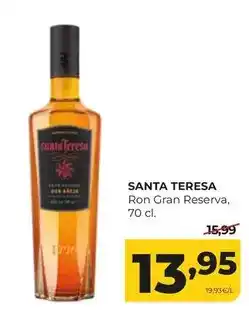Alimerka Santa teresa - ron gran reserva oferta
