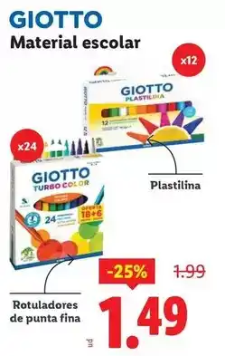 Ocine Giotto - material escolar oferta