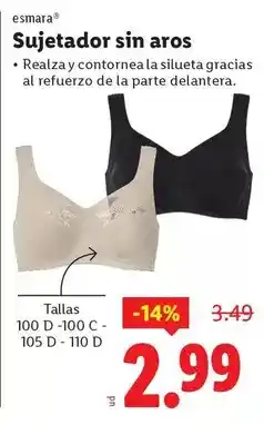 Ocine Esmara - sujetador sin aros oferta