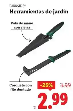 Ocine Parkside - herramientas de jardín oferta